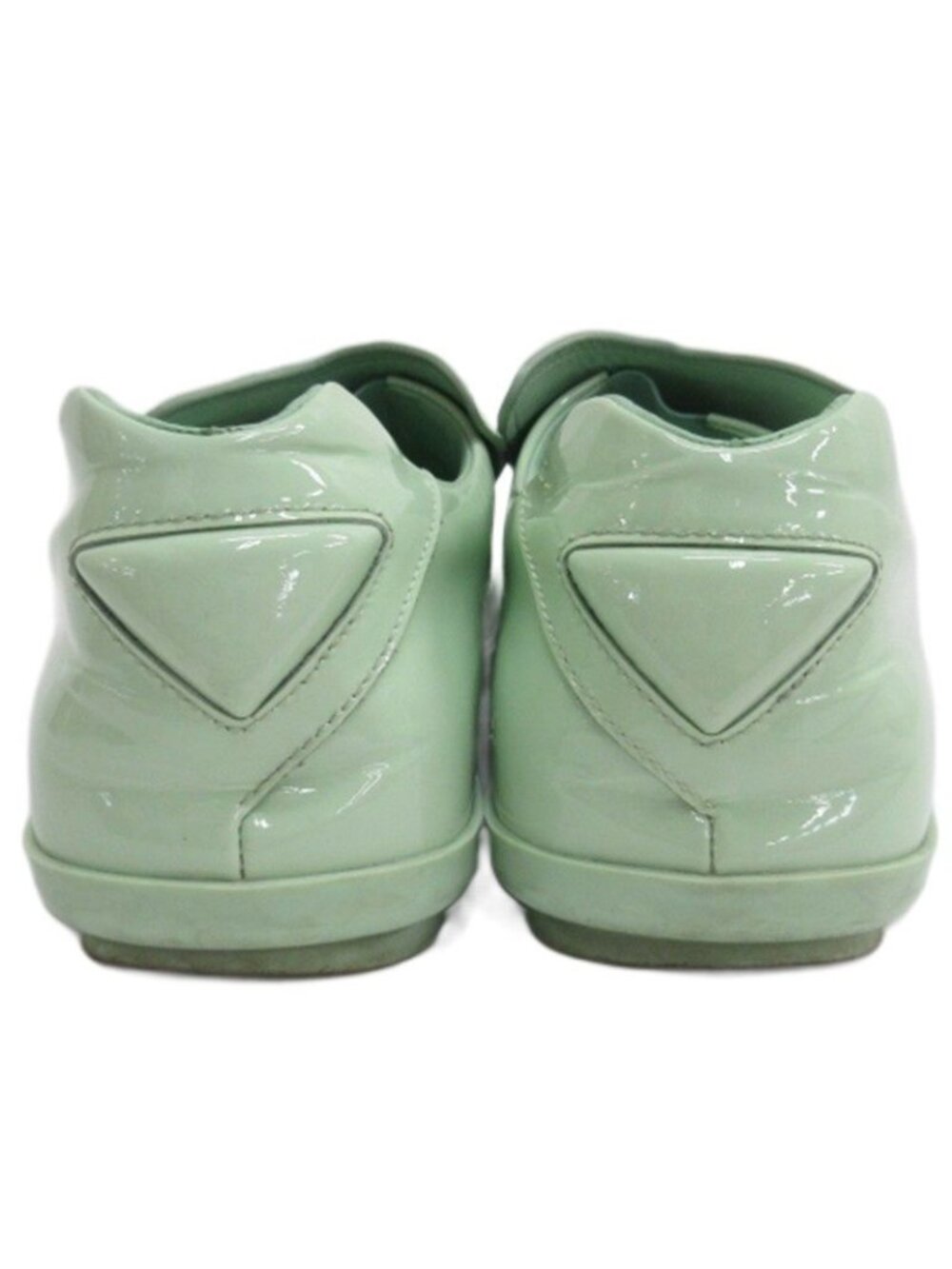 Prada Enamel Loafer Light Green 6.5 - Picture 4 of 8